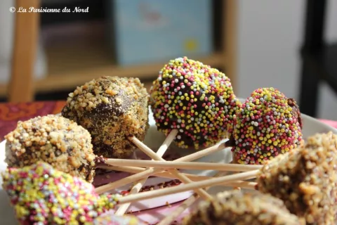 Pop cakes ananas et chocolat de Charles & Alice